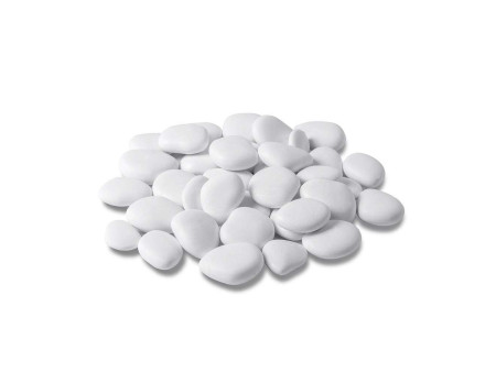 tera Pierres décoratives 'Pebbles', taille L, blanc