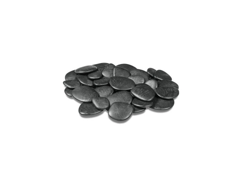 tera Pierres décoratives 'Pebbles', taille L, noir