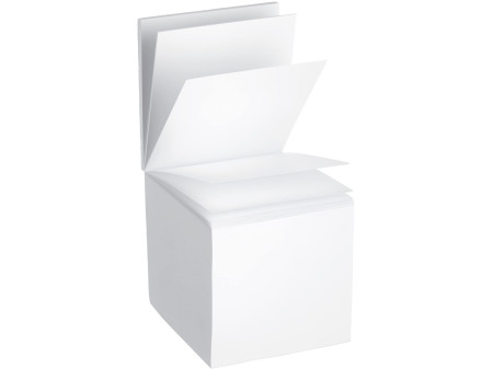 herlitz Bloc-notes cube, 90 x 90 mm, 80 g/m2, blanc