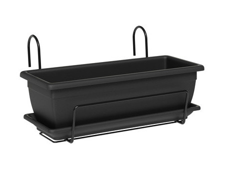 tera Kit de jardinière 'Nara', support inclus, anthracite