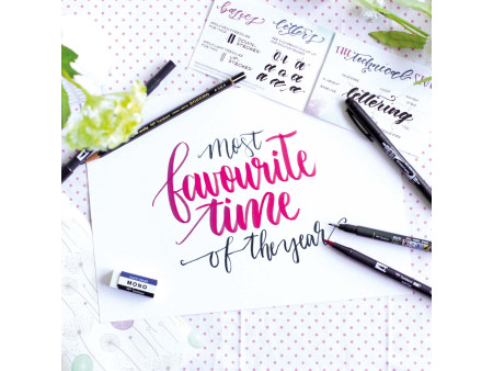 Tombow Kit de calligraphie 'beginner', kit de 6