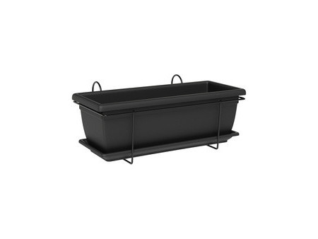 tera Kit de jardinière XXL 'Tora', support inclus,terracotta