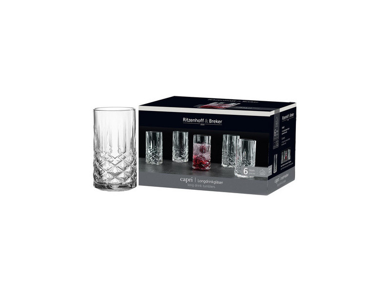 Ritzenhoff & Breker Verre à long drink CAPRI, 0,36 l
