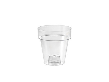 tera Pot de fleurs 'Porto 16', transparent