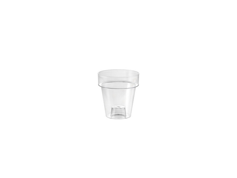 tera Pot de fleurs 'Porto 16', transparent
