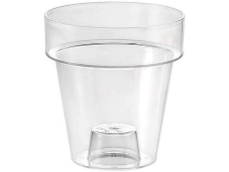 tera Pot de fleurs 'Porto 16', transparent