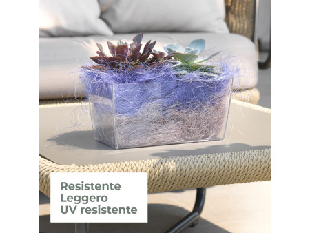 tera Pot de fleurs 'Coimbra 25', transparent