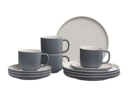 Ritzenhoff & Breker Service à café JASPER, 12 pièces, gris