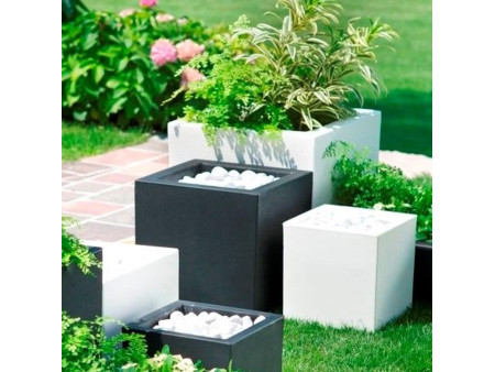 tera Cube à plantes 'Schio Cubo 30', anthracite