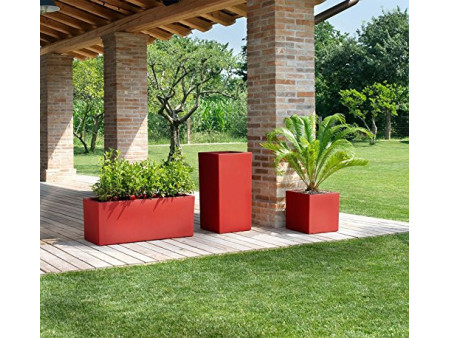 tera Cube à plantes 'Schio Cubo 30', bianco