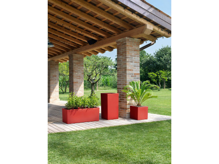 tera Jardinière 'Schio Cassa 60', bianco
