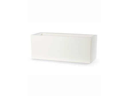 tera Jardinière 'Schio Cassa 100', bianco