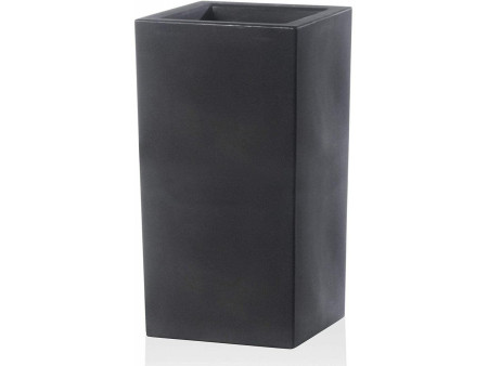 tera Colonne à plantes 'Schio Cubo Alto 80', anthracite