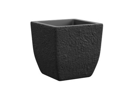 tera Cube à plantes 'Lithos 40', stone white