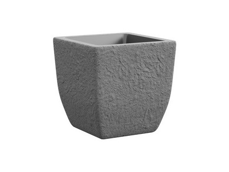 tera Cube à plantes 'Lithos 40', stone grey