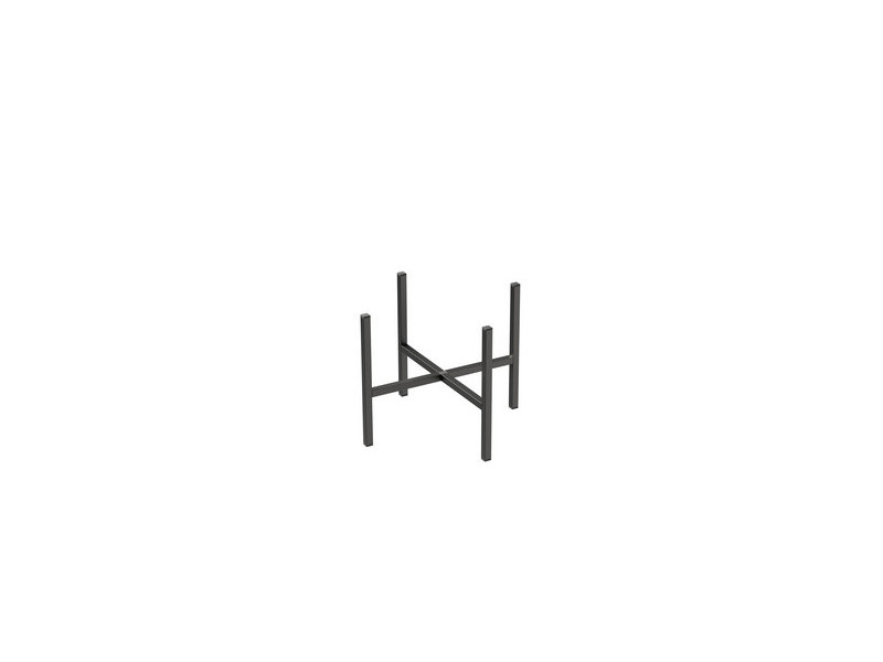 tera Support métallique 'Iron Stand 03', mat, noir