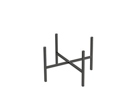 tera Support métallique 'Iron Stand 04', mat, noir