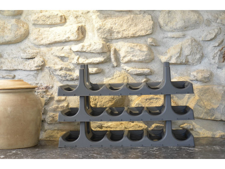 EDA Set de supports pour bouteilles, anthracite