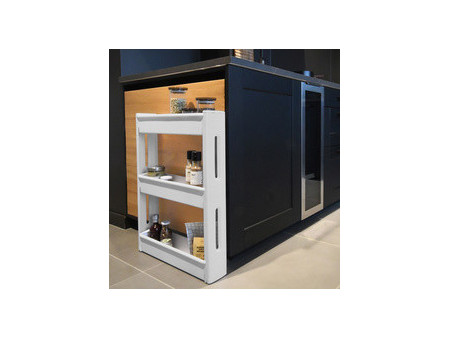 EDA Desserte mobile MOBILO XS, 3 tablettes, blanc