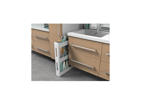 EDA Desserte mobile MOBILO XS, 3 tablettes, blanc