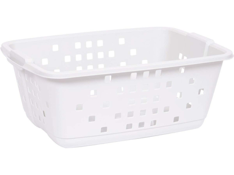 EDA Corbeille à linge PRIMA, 45 litres, PP, blanc