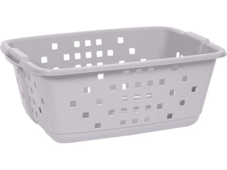 EDA Corbeille à linge PRIMA, 45 litres, PP, gris