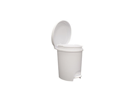 EDA Poubelle cosmétique à pédale Stepy, 6 litres, anthracite