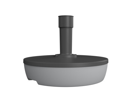 EDA Pied de parasol, plastique, rond, 495 mm, bicolore