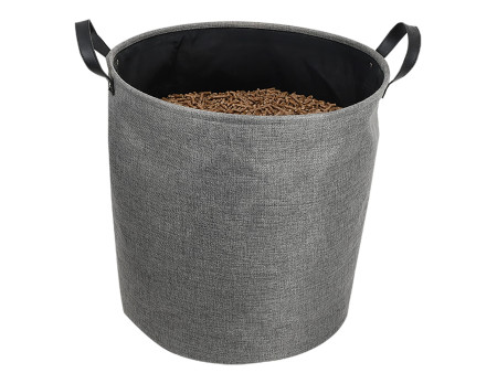 EDA Sac pellets, en feutre, 60 litres, gris foncé