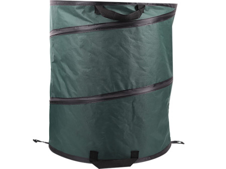 EDA Sac de jardin POP UP, 117 litres, polyester, vert foncé