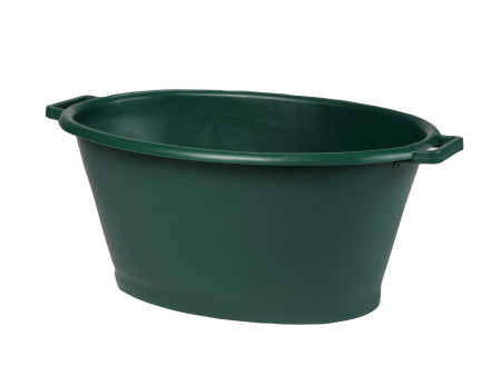 EDA Bassine ovale, 50 litres, plastique, vert