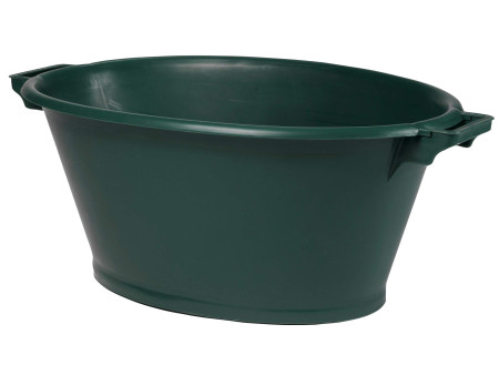 EDA Bassine ovale, 70 litres, plastique, vert