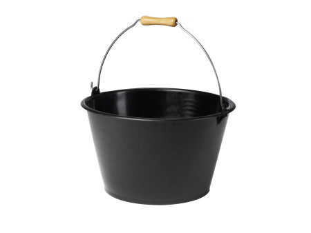 EDA Seau, 15,5 litres, plastique, noir