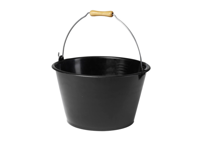EDA Seau, 15,5 litres, plastique, noir