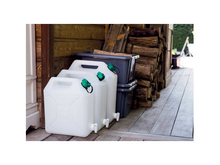 EDA Jerrican alimentaire Extra Fort, 5 litres, blanc
