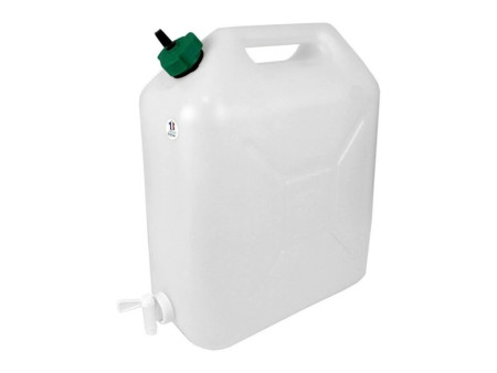 EDA Jerrican alimentaire Extra Fort, 15 litres, blanc