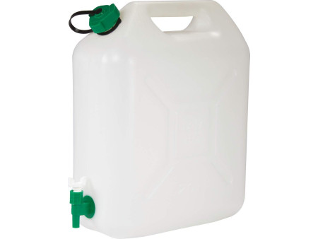 EDA Jerrican alimentaire Extra Fort, 20 litres, blanc