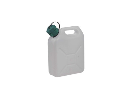 EDA Jerrican, 5 litres, avec bec verseur, blanc