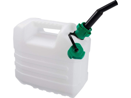 EDA Jerrican, 20 litres, avec bec verseur, blanc