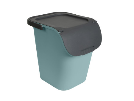 EDA Poubelle de tri 'TriHome', 40 litres, vert/anthracite