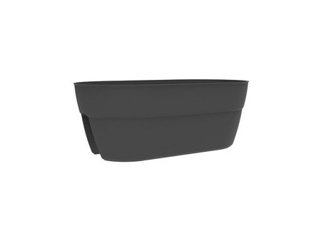 EDA Pot pour balustrade 'OSAKA' (L)560x(P)300 mm, anthracite