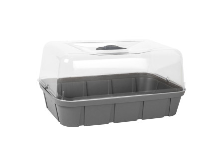 EDA Mini-serre, taille M, volume: 5,7 L, anthracite