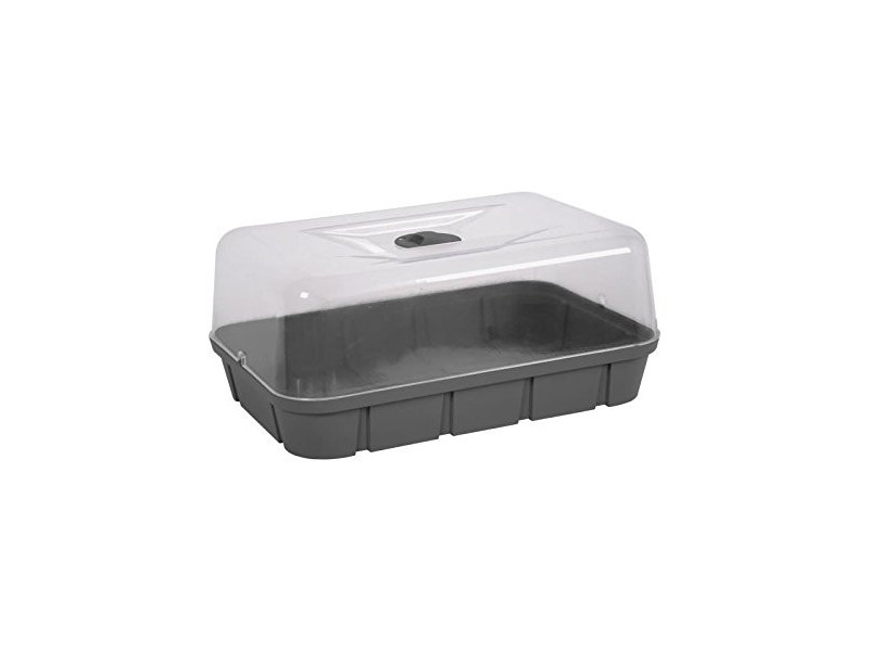 EDA Mini-serre, taille L, volume: 15,7 L, anthracite