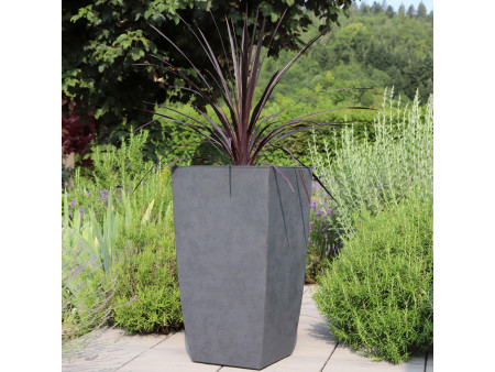 EDA Bac à plantes BASALT Diva, colonne (H)782 mm, anthracite