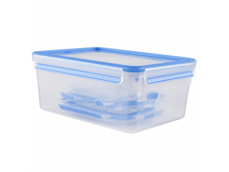 emsa Boîte de conservation CLIP & CLOSE, kit de 5