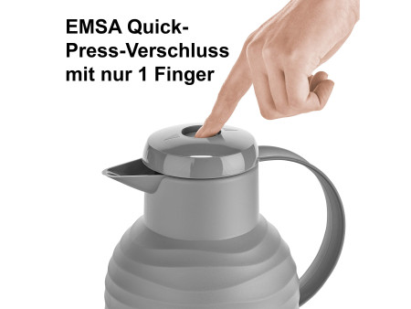emsa Pichet isotherme SAMBA WAVE, 1,0 litre, stone
