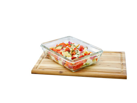 emsa Boîte de conservation CLIP & CLOSE verre, rond, 0,9 L