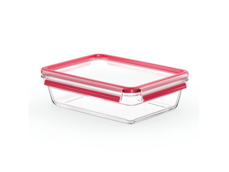 emsa Boîte de conservation CLIP & CLOSE verre, 2,0 litres