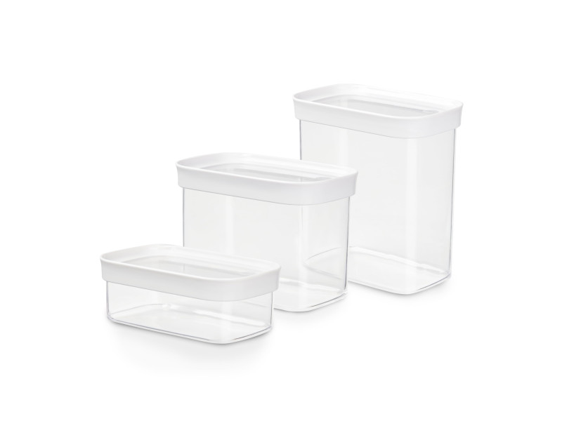 emsa Boîte de conservation OPTIMA, set de 3, (0,45/1/1,6 L)