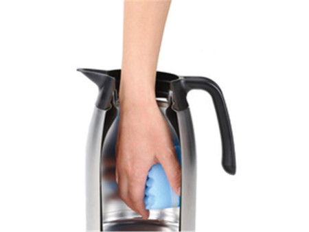 THERMOS Pichet isotherme THV, 1,0 litre, acier / noir